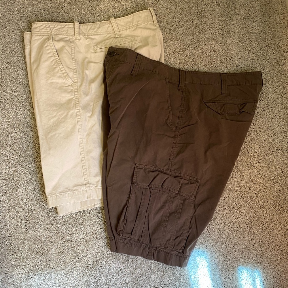 2 pair of men’s shorts for the price of 1.